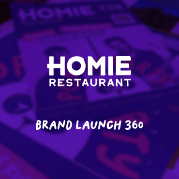 Homie restaurant brand launch 360